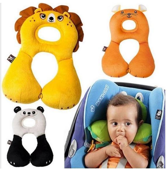 Baby Safety U-shaped Car Seat Pillow With Protective Cover