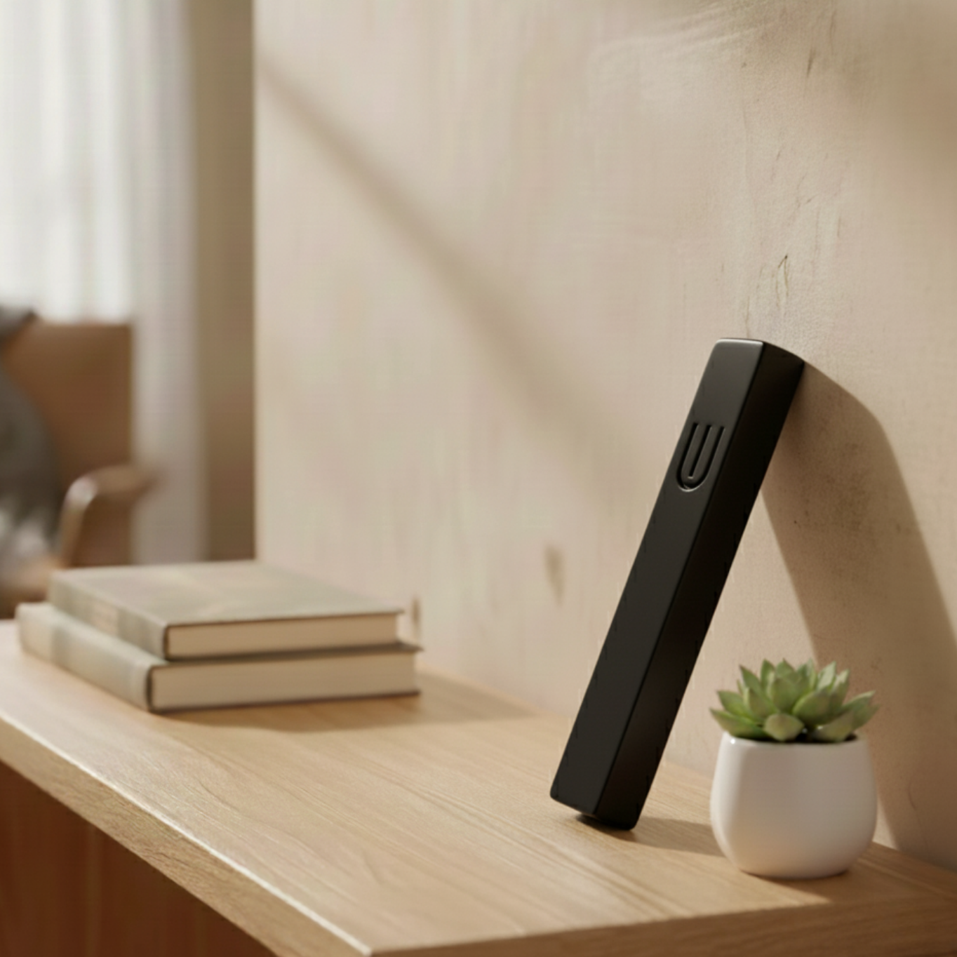 Sculpted Concrete Mezuzah with Clean Architectural Lines – Timeless Collection