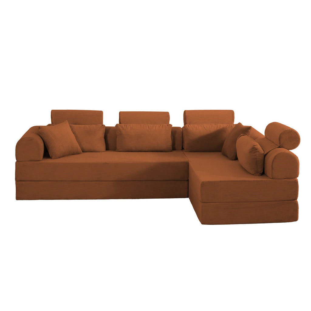 L Shape Modular Sectional Sofa - Compressed Sectional Sofa