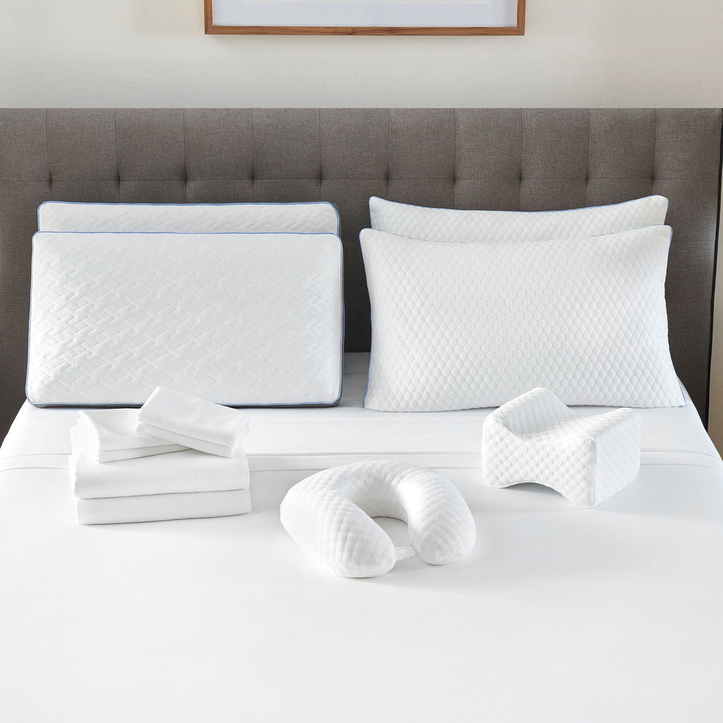 Comfort Care - Hybrid Restful Nights Plush Mattress With 12 Piece Comfort Bedding Pack