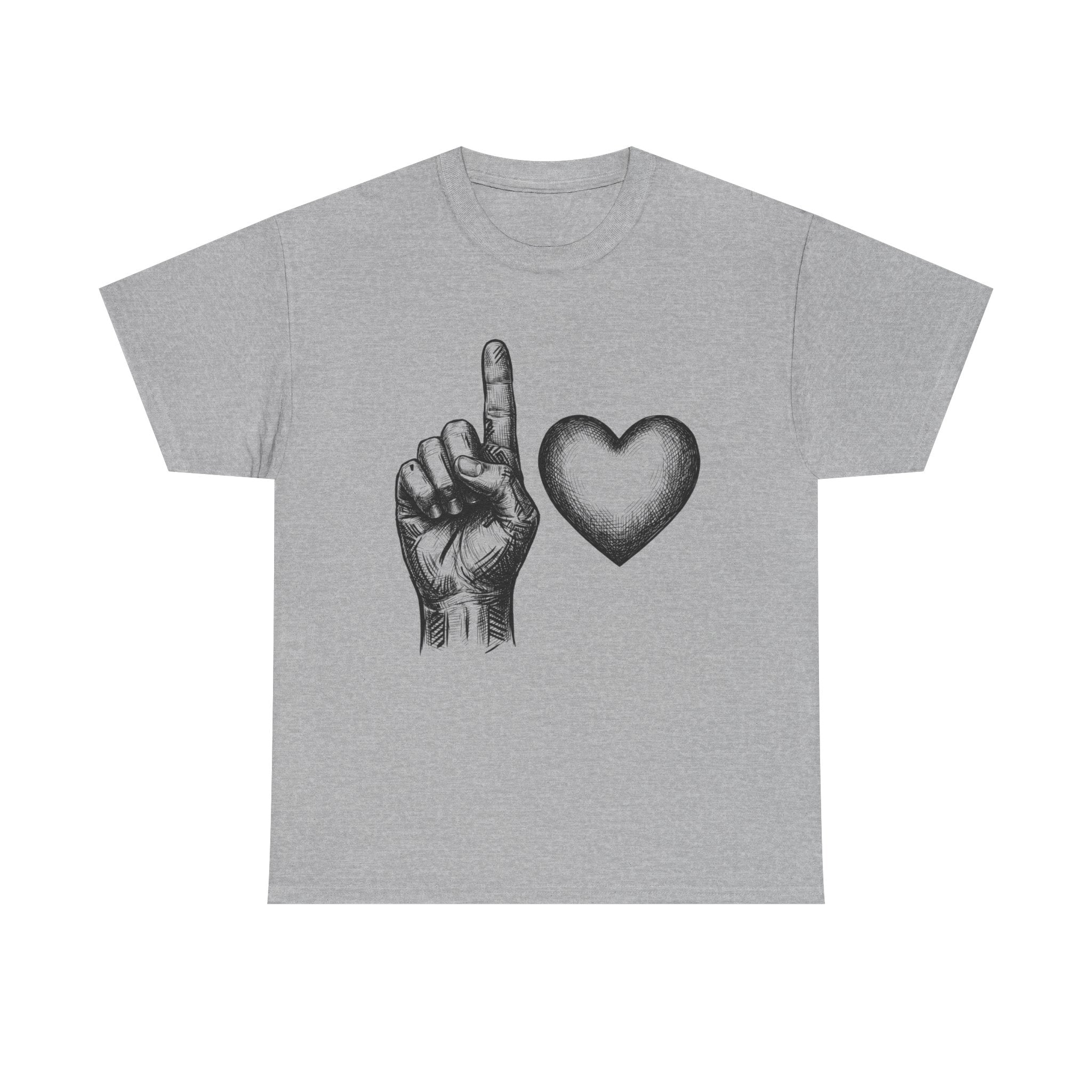 "1 love" Graphic T-Shirt