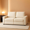 Seventy One Inch Beige Chenille Modular Sofa Collection