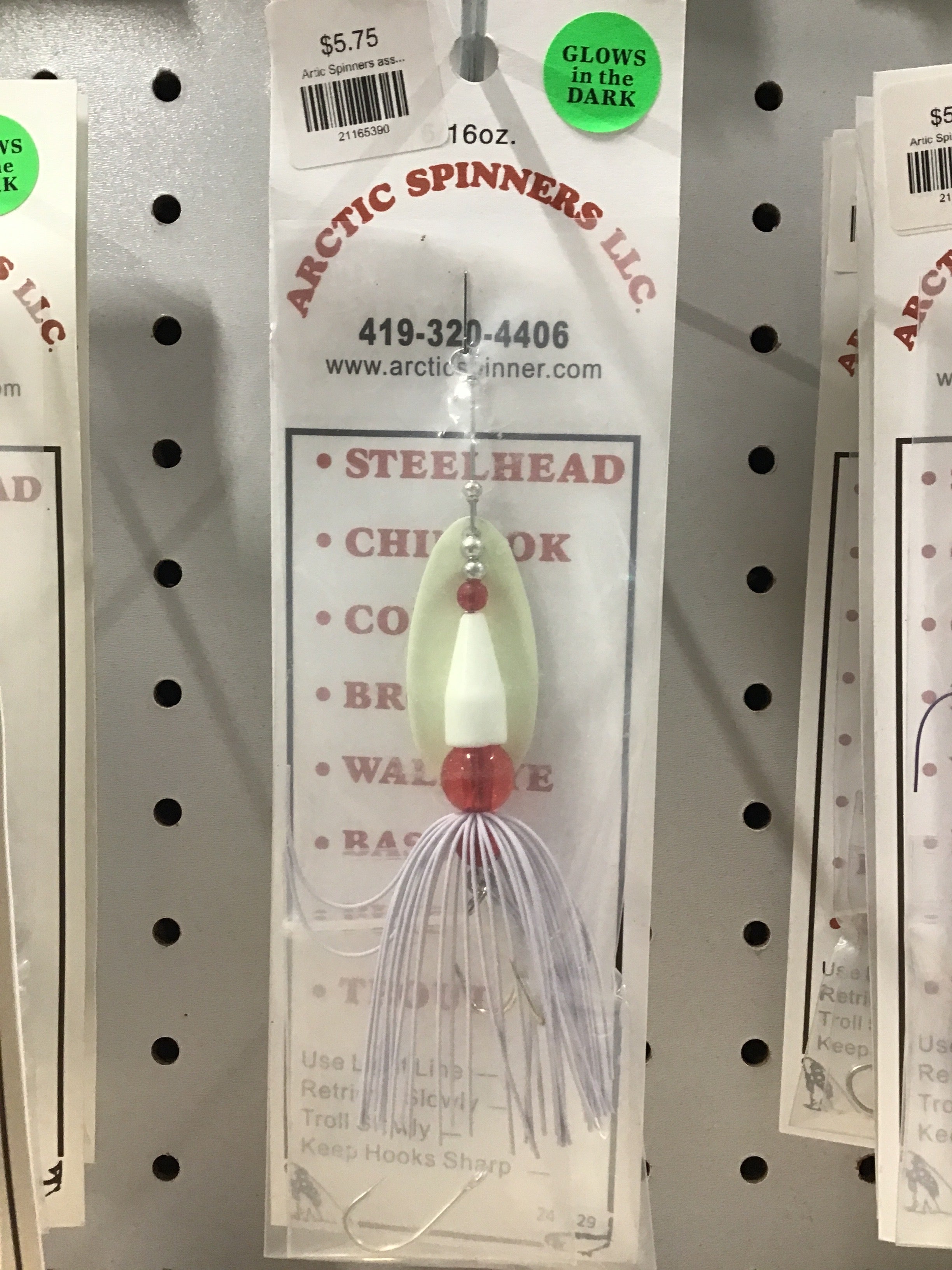 Arctic spinners-white(glow)