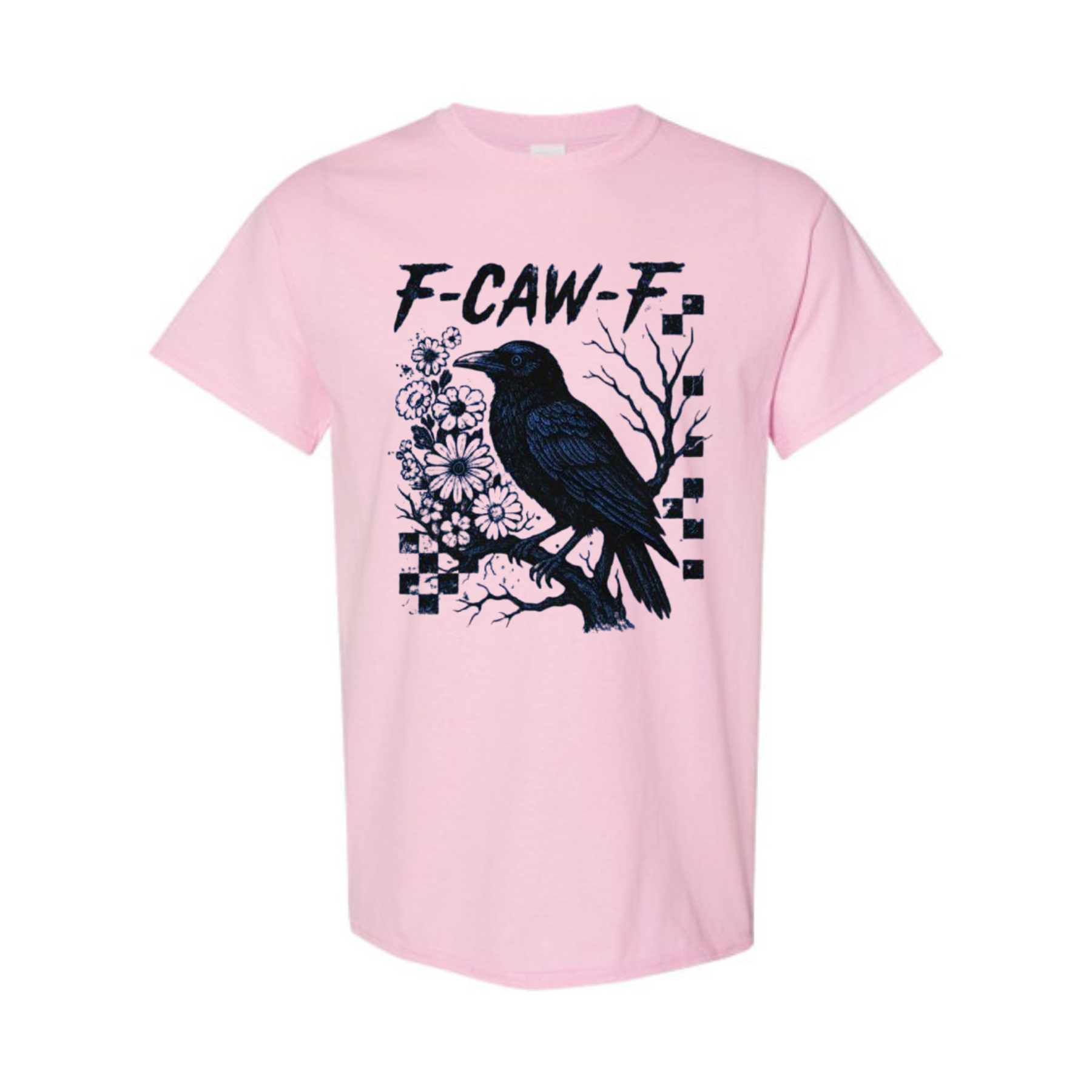 "F-Caw-F" Unisex T-Shirt - Funny Bird Pun Tee, Printed in USA