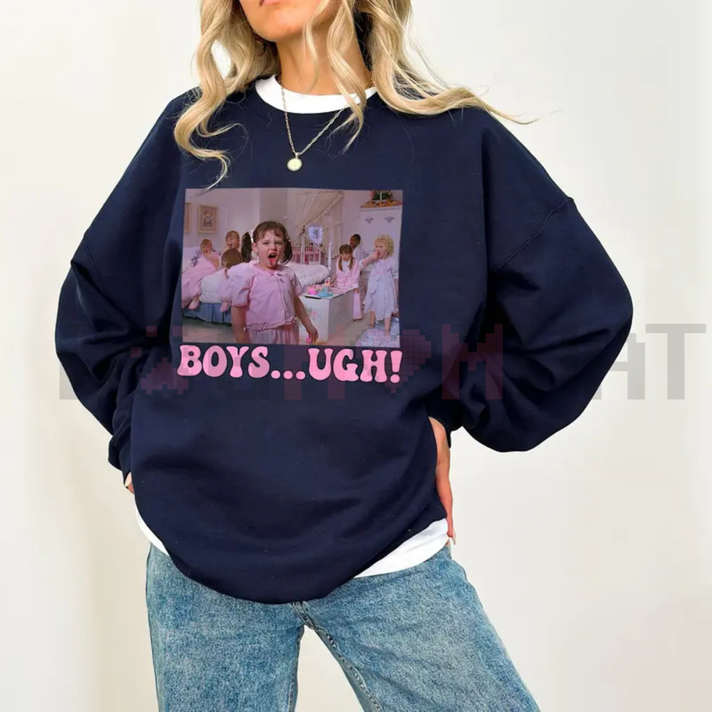 "Boys, Ugh" Funny Valentine’s Sweatshirt