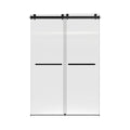 60"W x 75"H Double-Sliding Shower Door Matte