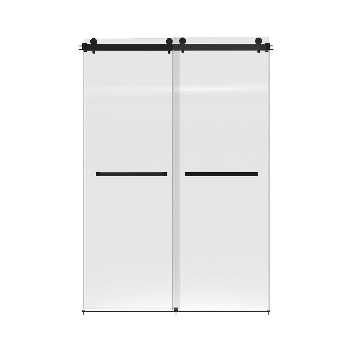 60"W x 75"H Double-Sliding Shower Door Matte