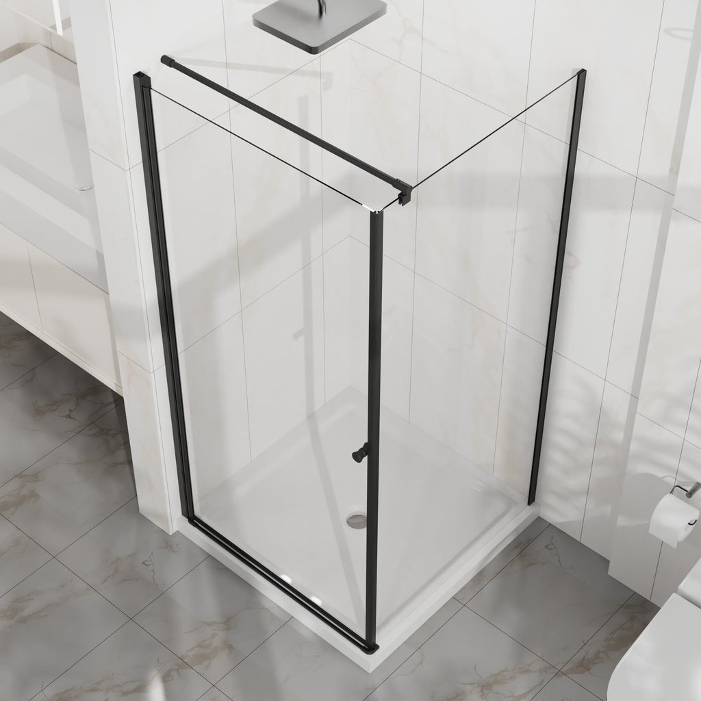 Goodyo Shower Enclosure Frameless 36 in. D x 36 in. W x 72 in. H