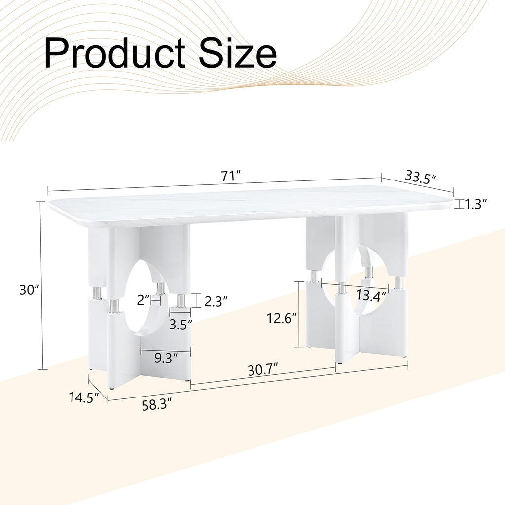 Modern MDF Dining Table