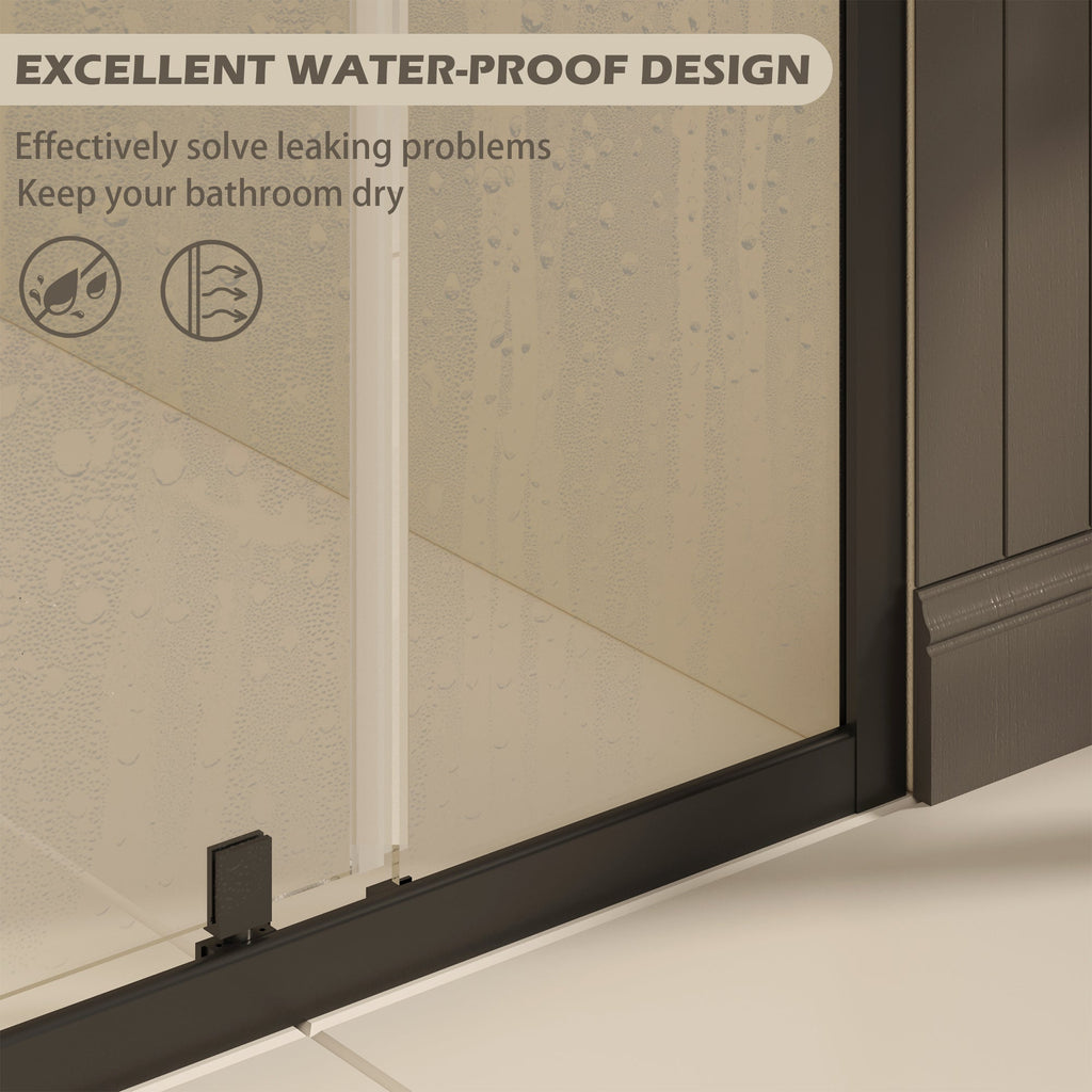 47-49" W × 72" H Pivot Shower Door