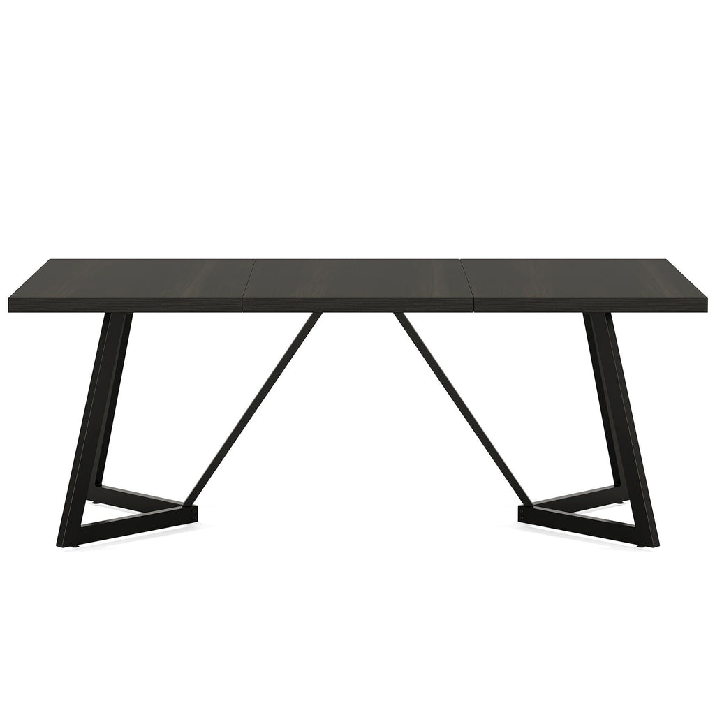 Rectangular Dining Table For 6 - 8 People - Black