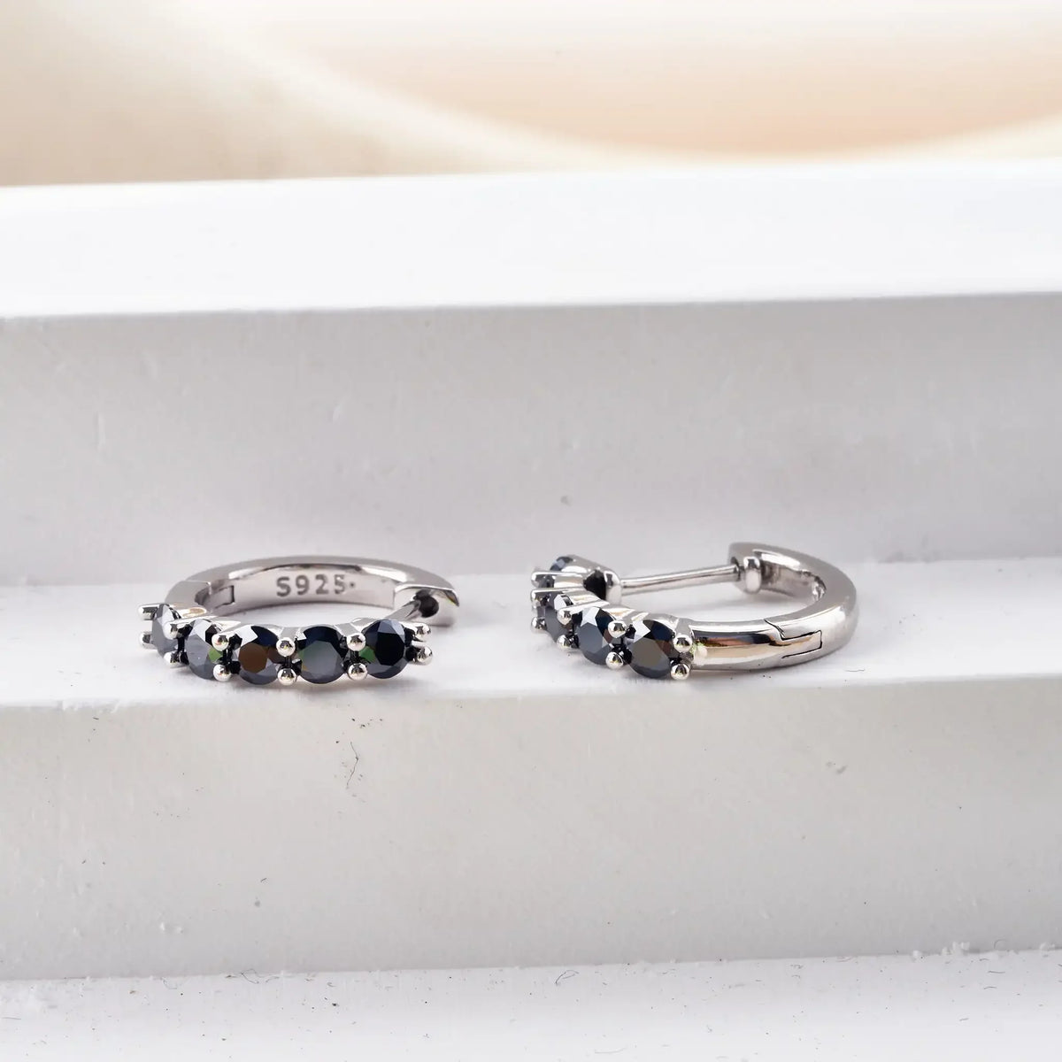 Moissanite Necklace, Hoop Earrings & Ring Jewelry Set