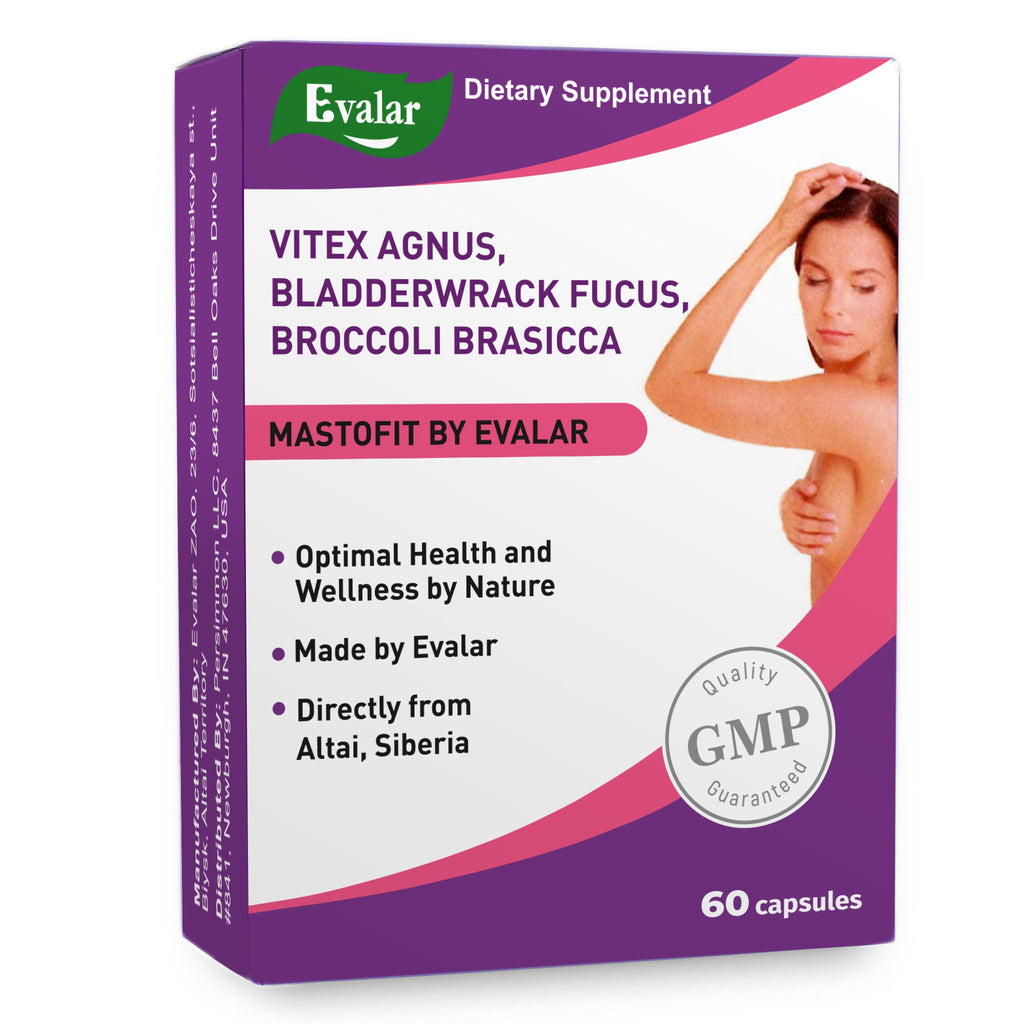 Vitex Chaste Tree Bladderwrack Fucus Extract Mastofit Herb by Evalar 60 Caps