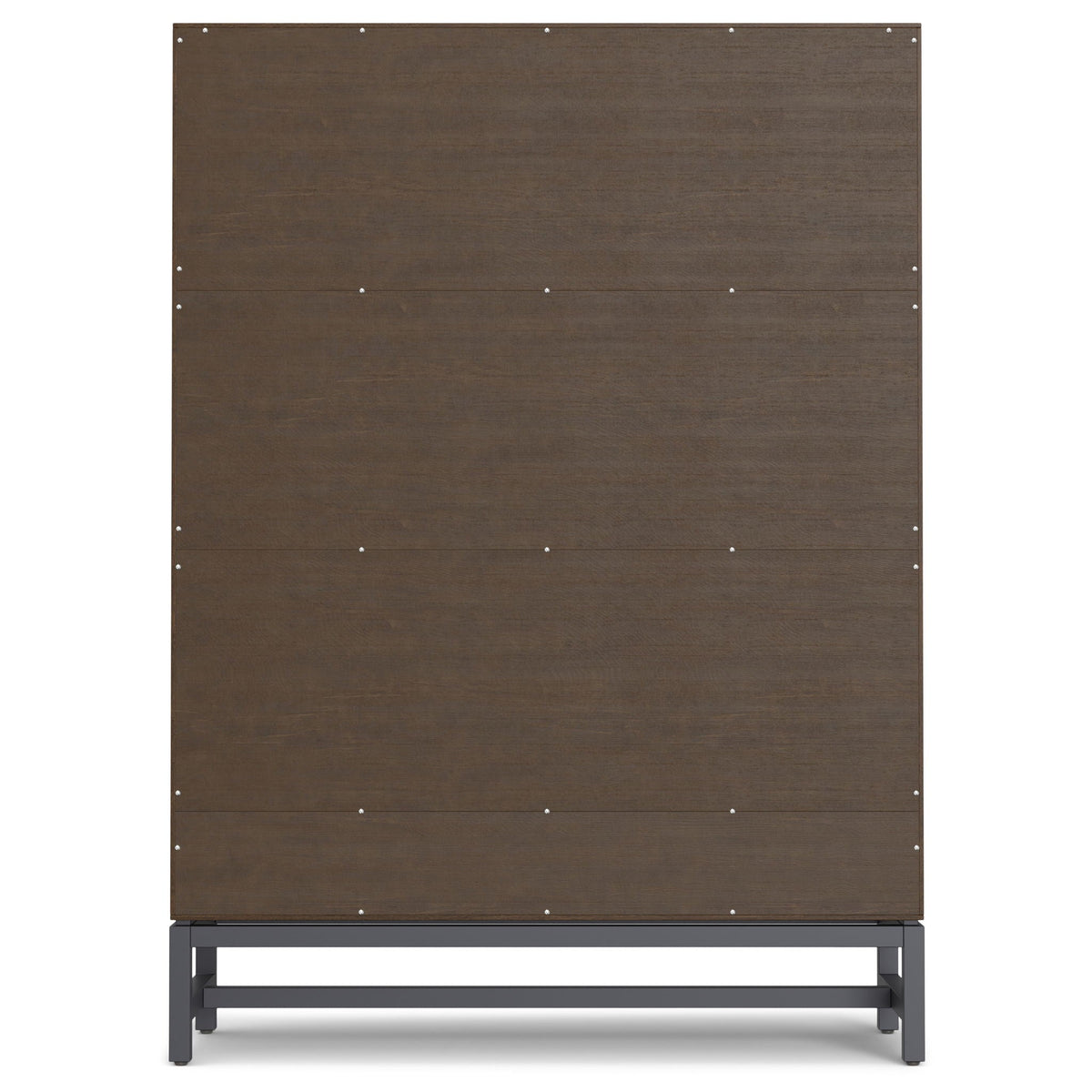 Walnut Brown Cube Organizer Bookcase with Drawers - 9 Cubes