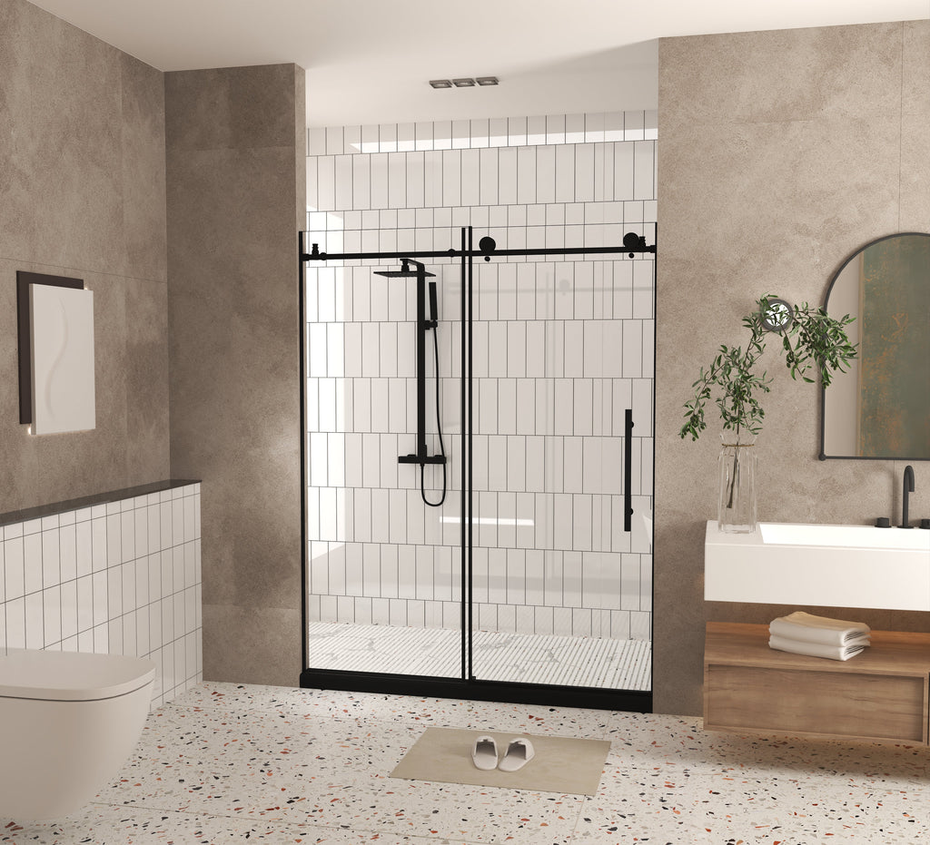 Frameless Shower Door 56-60" W x 76" H