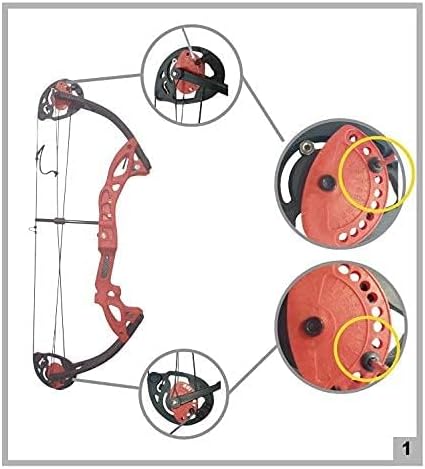 Compound Bow Archery for Youth and Beginner, Right Handed,19”-28” Draw Length,15-29 Lbs Draw Weight, 260 fps