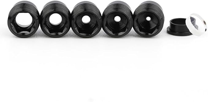 Linkboy Archery 37/45 Degree Hooded Peep Sight Compound Bow Peep Sight Inner Core 6X/8X Clarifier Aperture Lens Kits for Hunting