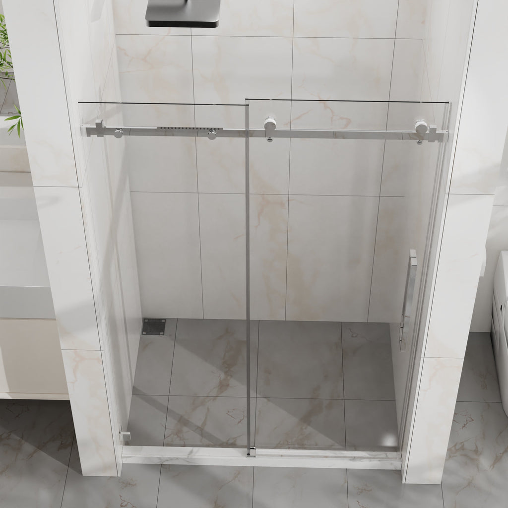 Goodyo Frameless Shower Door - 48" W x 72" H