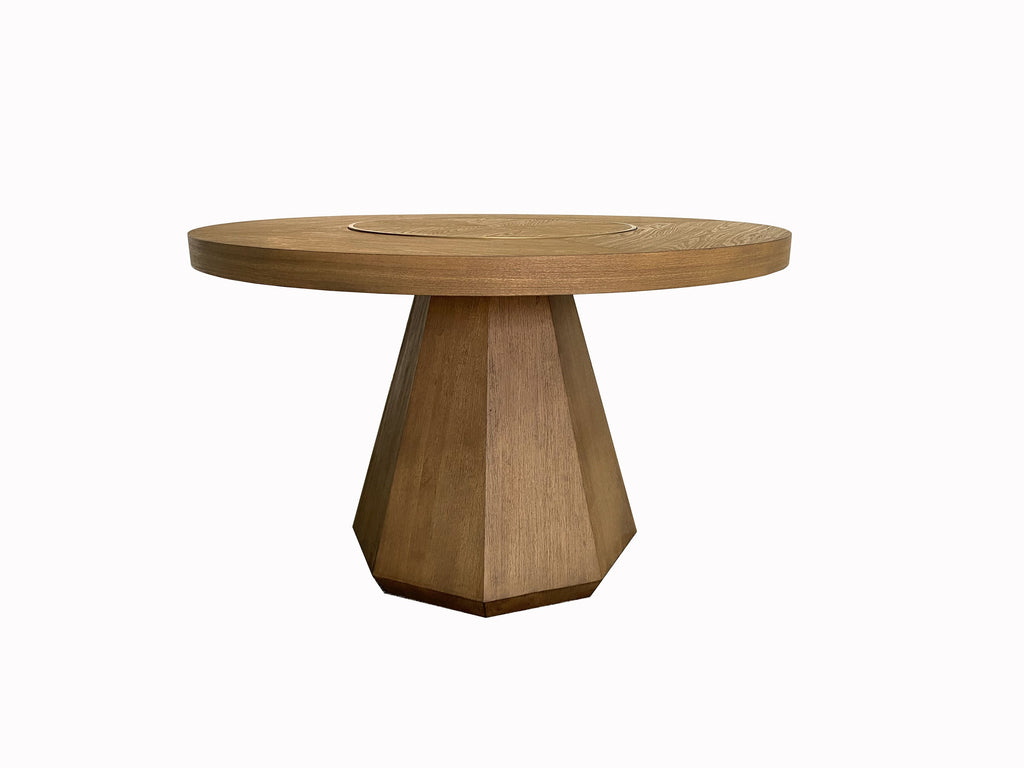 Round Dining Table - Latte