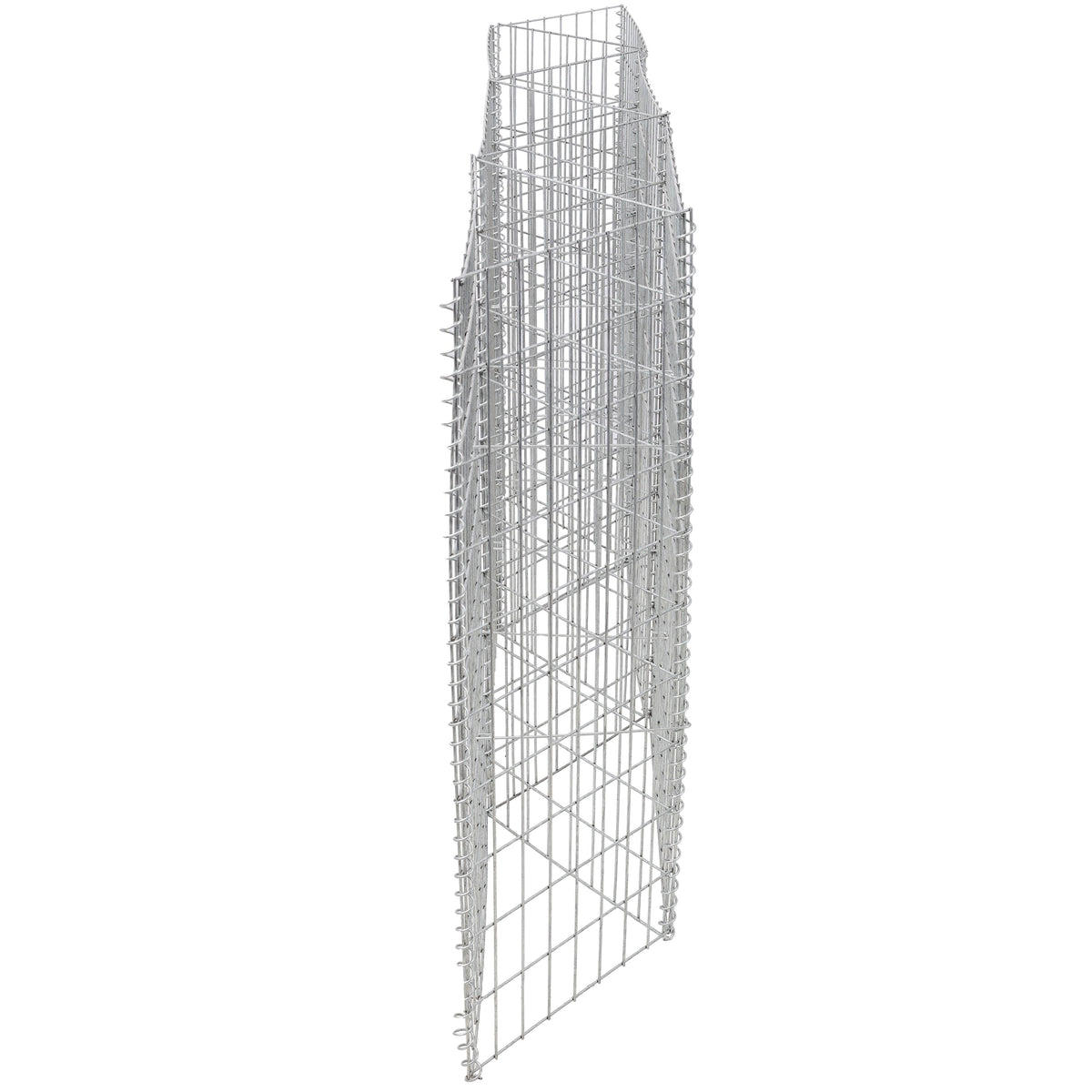 Galvanized Steel Tall Gabion Basket with Multiple Compartments - Steel
