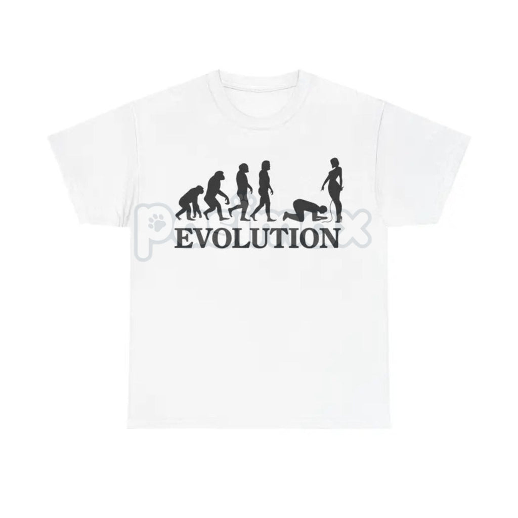 "Evolution Simp" Funny Graphic T-Shirt - Absurdist Meme Culture Unisex Cotton Tee, Ironic Statement Shirt