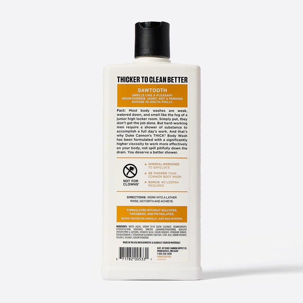 Sawtooth Thick Body Wash | Duke Cannon