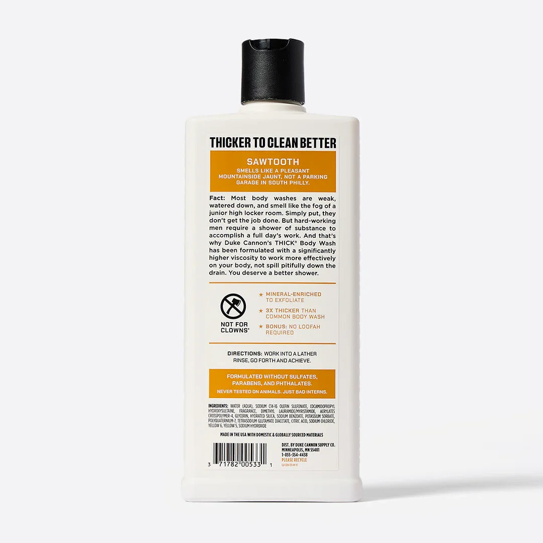 Sawtooth Thick Body Wash | Duke Cannon