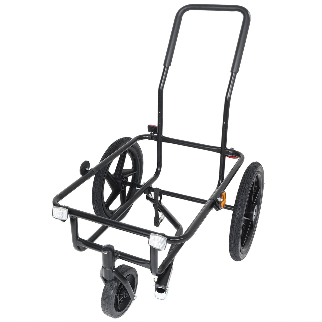 2-in-1 Bike Cargo Trailer Pushcart