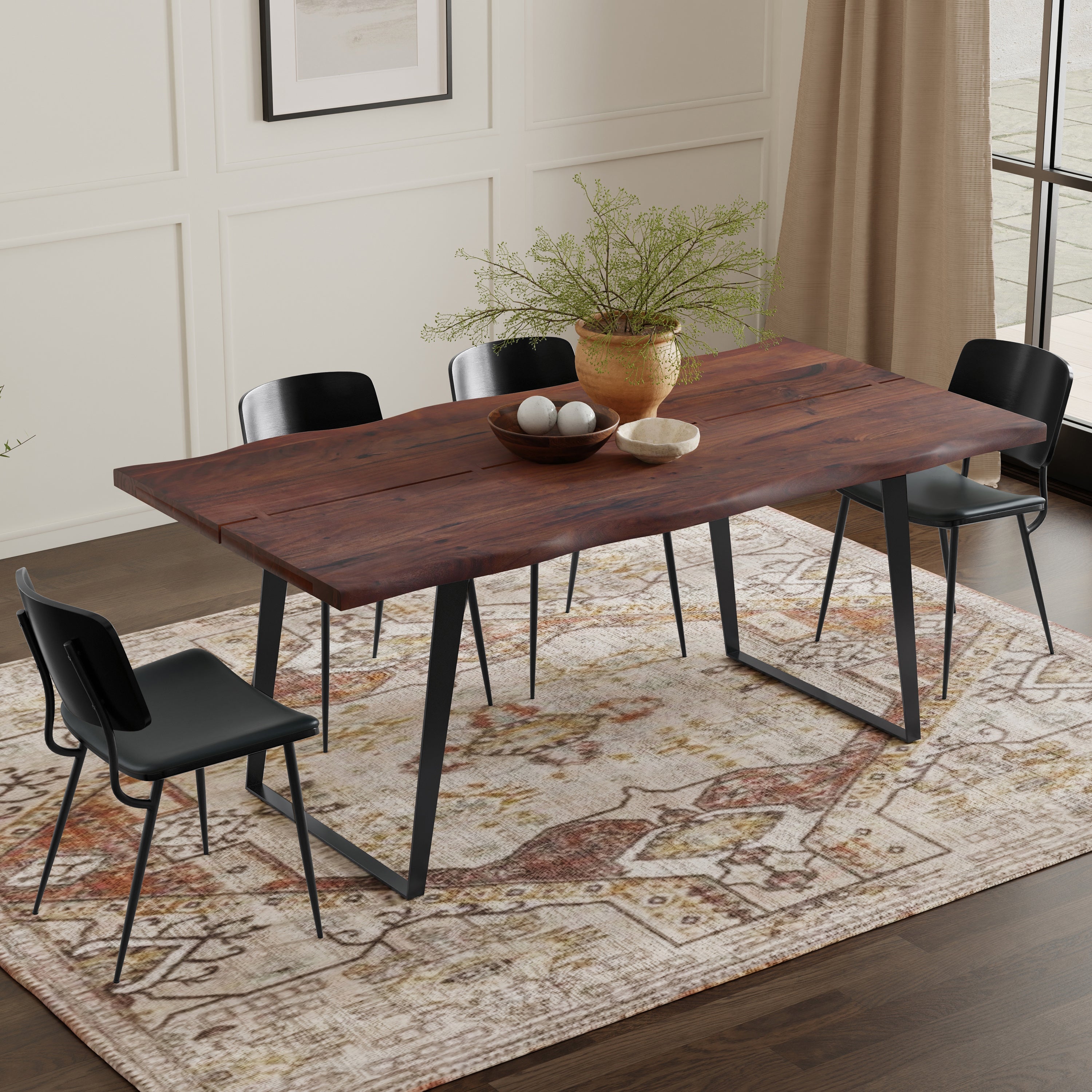 Delta Dining Table in Dark