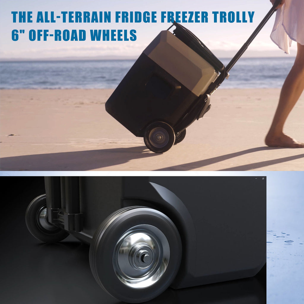 Portable Freezer with App Control and Off-Road Wheels