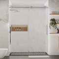 56-60"W x 76"H Frameless Sliding Shower Door