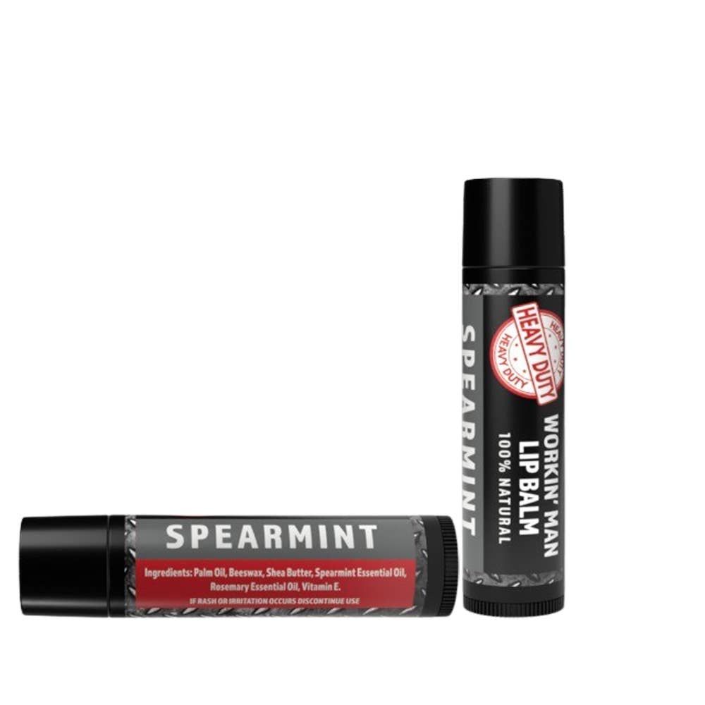 Seriously Shea Workin' Man Lip Balm Spearmint 100% Natural