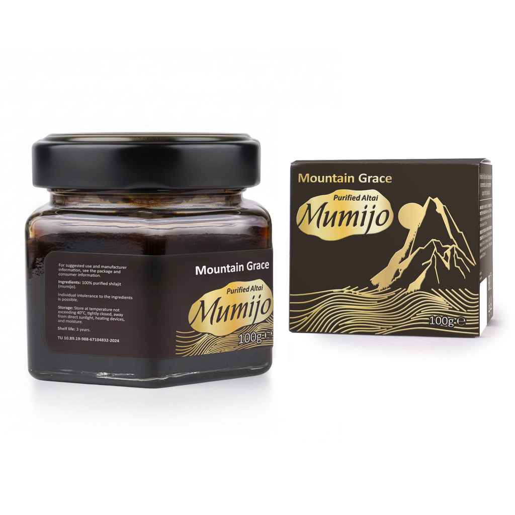 Siberian Shilajit Altai Mumijo Resin | Sibirska Mountain Grace 100g (Sachera-Med)