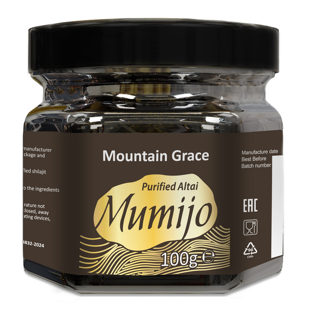Siberian Shilajit Altai Mumijo Resin | Sibirska Mountain Grace 100g (Sachera-Med)