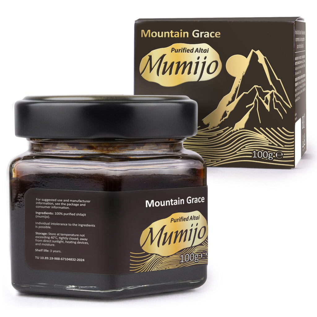 Siberian Shilajit Altai Mumijo Resin | Sibirska Mountain Grace 100g (Sachera-Med)