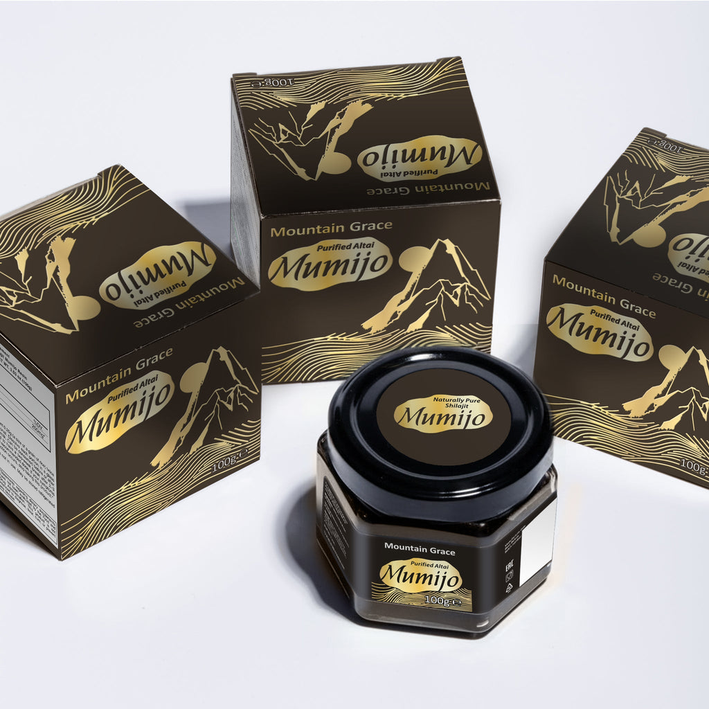 Siberian Shilajit Altai Mumijo Resin | Sibirska Mountain Grace 100g (Sachera-Med)