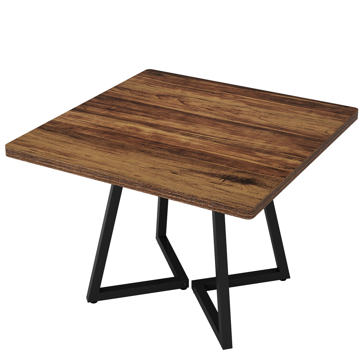 31.5" Square Rustic Dining Table for 2-4