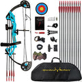 Compound Bow Archery for Youth and Beginner, Right Handed,19”-28” Draw Length,15-29 Lbs Draw Weight, 260 fps