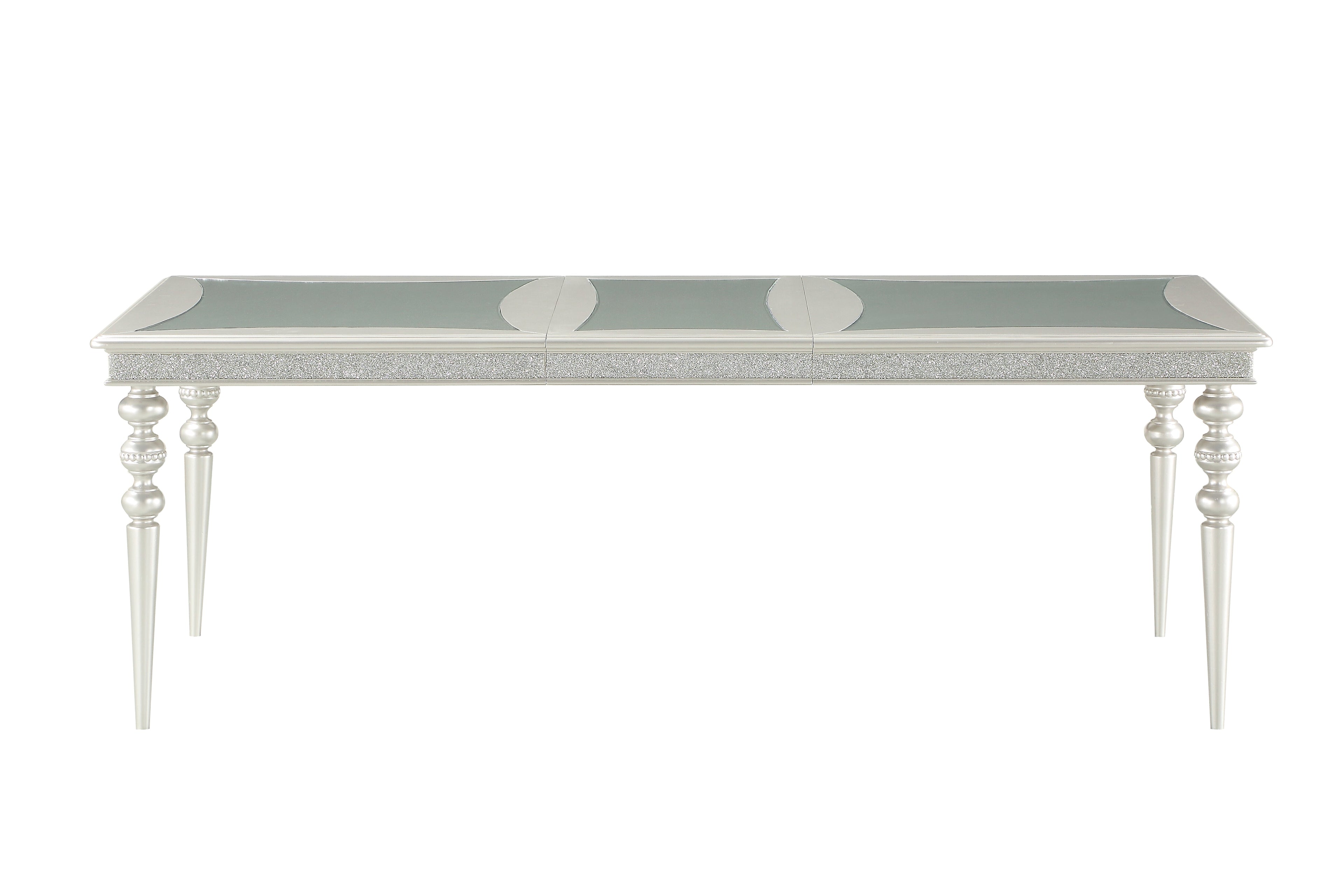 Maverick Platinum Finish Dining Table