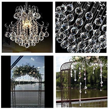 20Pcs Clear Crystal Ball Prism Suncatchers for Window Hanging,40mm | Rainbow Maker,Prisms,Sun Catcher Indoor Window,Sun Catcher With Crystals,Beads for Suncatcher,Wedding Home Garden Decor,Gifts