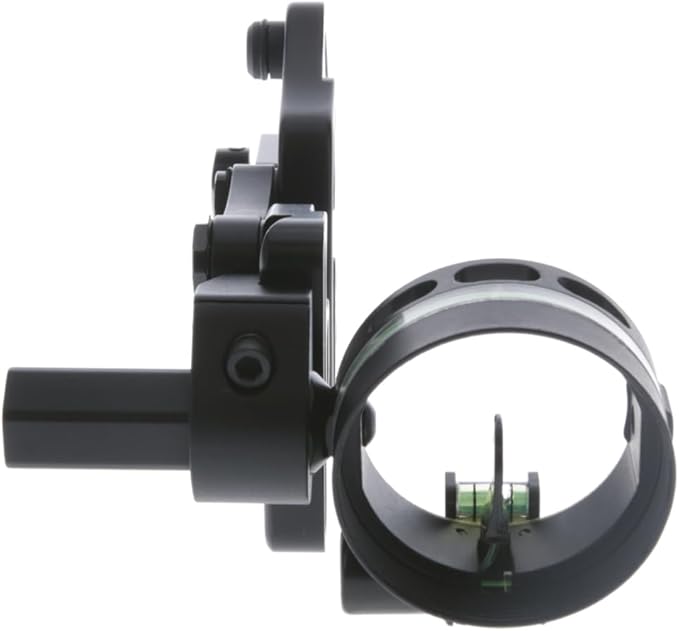TRUGLO Range Rover Single-Pin .019" Dia Right-Handed Archery Hunting Moving Black Bow Sight with Standard Adjustment - Light Not Included