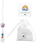 Dog Memorial Suncatcher - Pet Loss Sympathy Gift, Loss of Dog Sympathy Gift, Cat Memorial Gifts for Loss of Cat, Dog Bereavement Gift