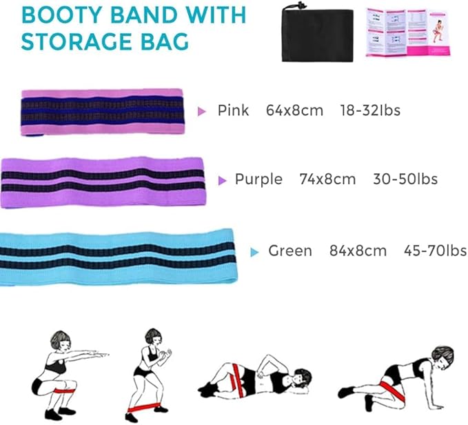 Pilates Set – Home Pilates Equipment for Women Kit with Magic Circle Pilates Ring and Ball Set, Resistance Bands & Massage Balls & Exercise Bands for Toning，Flexibility & Core Strength