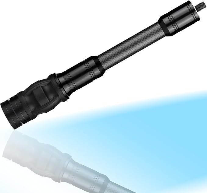 Archery Bow Stabilizer for Compound Bow, Carbon Fiber Bow Balance Bar, Damping System and Weights Kit, 6/8/10/12/in
