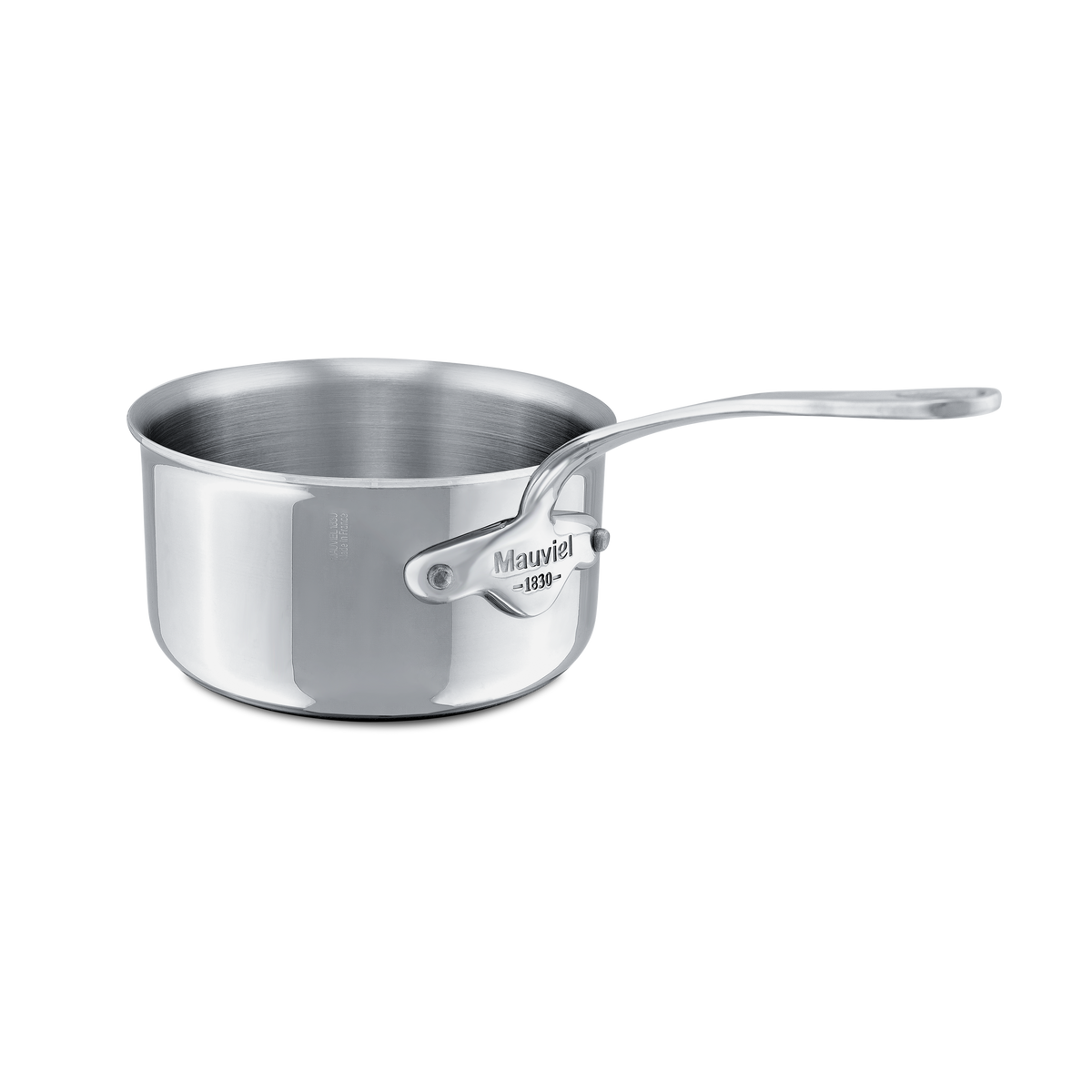 Mauviel 1830 M'COOK 5-Ply Sauce Pan with Lid, Cast Stainless Steel Handle