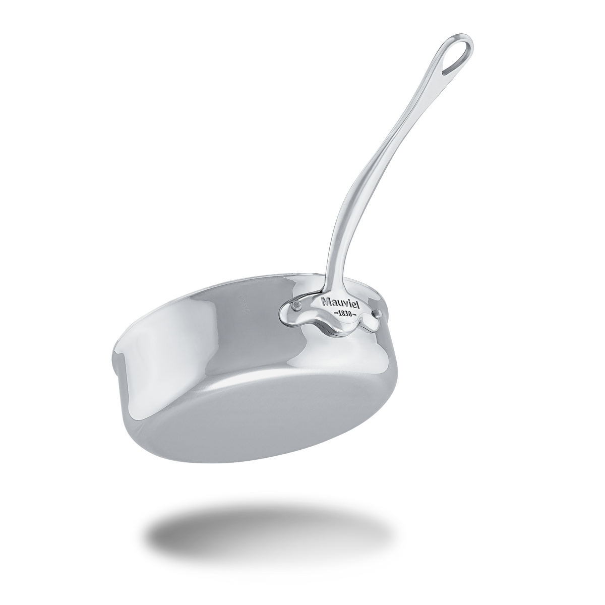 Mauviel 1830 M'COOK 5-Ply Sauté Pan With Lid, Cast Stainless Steel Handle