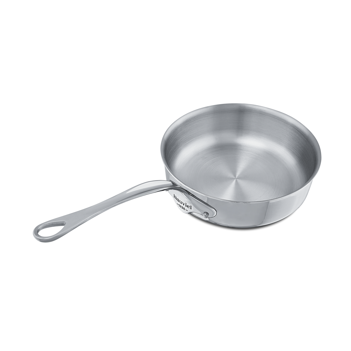 Mauviel 1830 M'COOK 5-Ply Sauté Pan With Lid, Cast Stainless Steel Handle