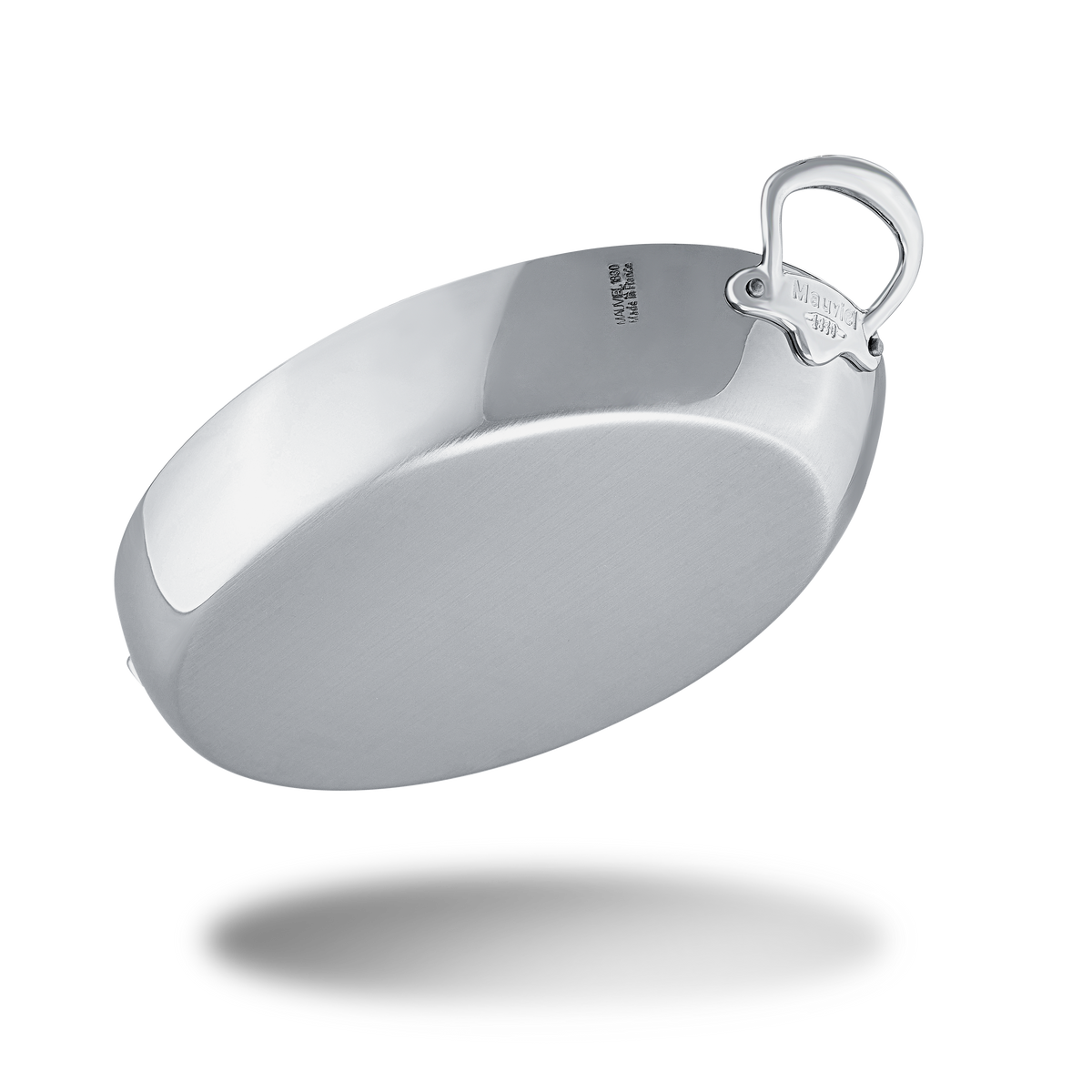 Mauviel 1830 M'COOK 5-Ply Oval Pan With Cast Stainless Steel Handles