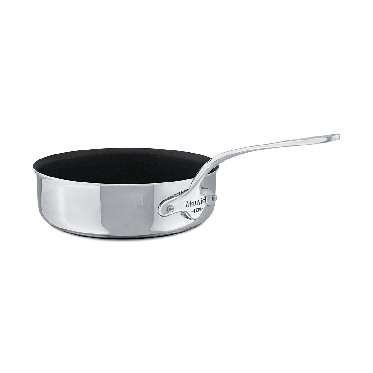 Mauviel 1830 M'COOK 5-Ply Nonstick Saute Pan With Cast Stainless Steel Handle