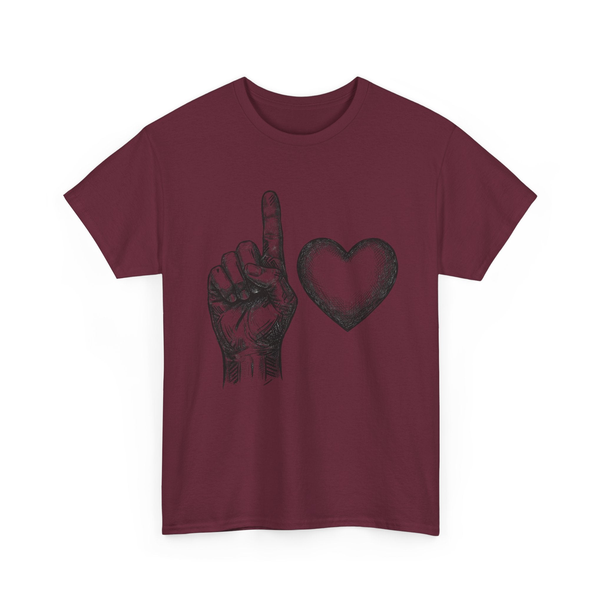 "1 love" Graphic T-Shirt